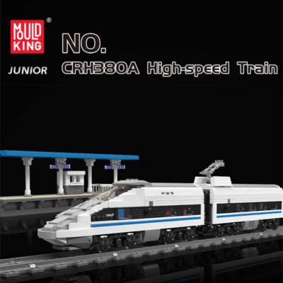 MOULDKING Mould King 12021 Zug CRH380A High-Speed Train RC mit Schienen Neu Klemmbausteine