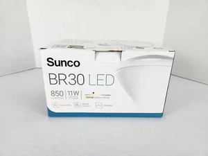 Sunco Lighting BR30 LED Bulbs 850 Lumens 11W 2700k - 6 Pack Soft White Dimmable - Picture 1 of 2