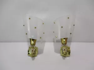 Coppia Applique Parete Vintage Design Lampada 1960 1970 - Bild 1 von 9
