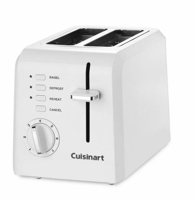 Cuisinart CPT122 Compact 2 Slice Toaster - White