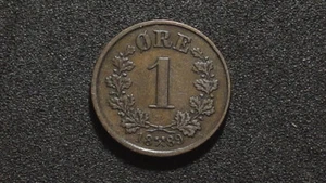 NORWAY  1  ORE  1889 (8436) - Picture 1 of 2