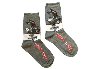 BNWT Boys Girls Age 8 to 12 Years Cotton Spandex Bugs Bunny Crew Style Socks - Picture 1 of 1