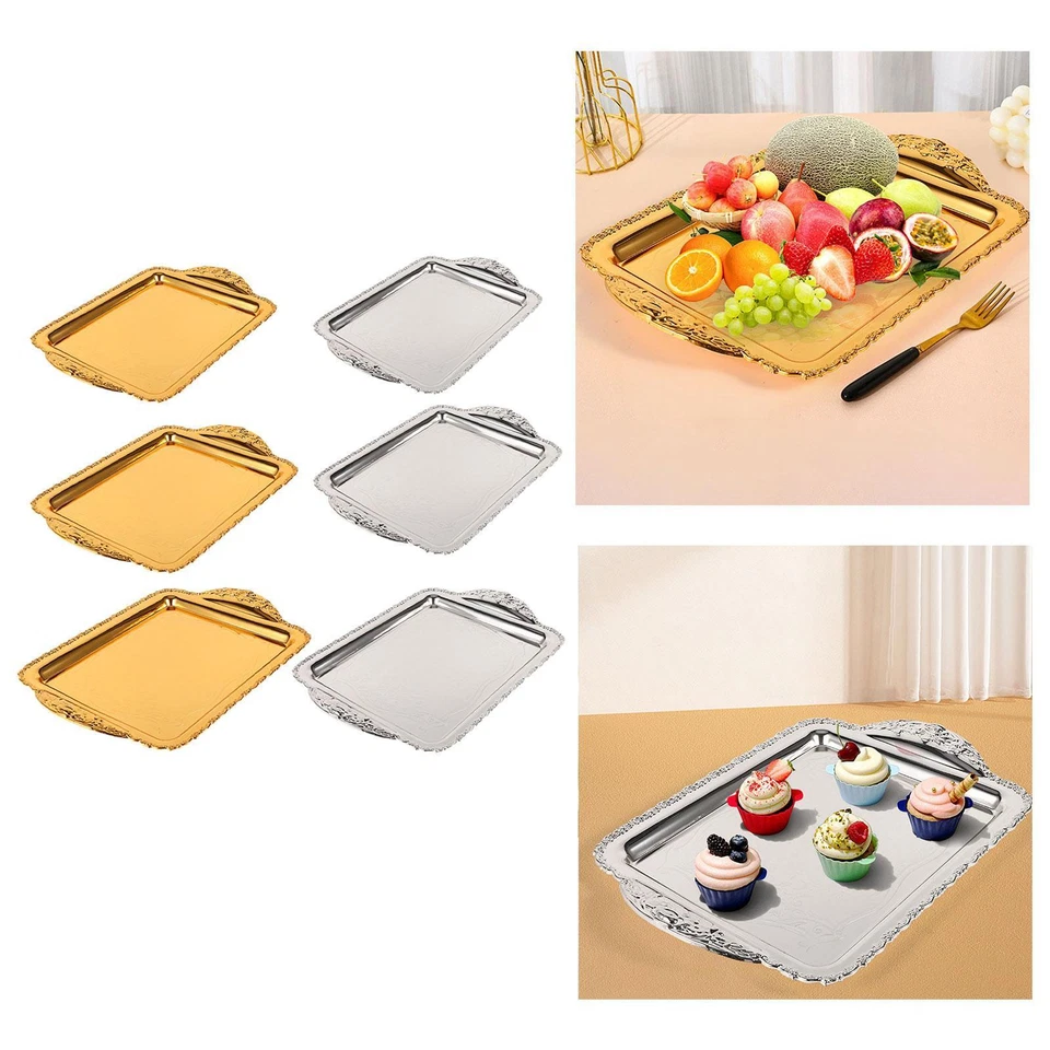 Fruit Serving Plate Rectangle Plate Multipurpose Handcrafted Fruit Plate for - Image 1 of 1