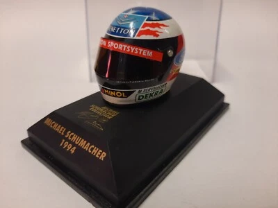 Minichamps Michael Schumacher Benetton helmet World Champion 1994 1/8 510380405 - Immagine 1 di 3