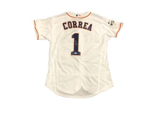 Carlos Correa Signed Houston Astros (Home White) Jersey PSA/DNA - Picture 1 of 4