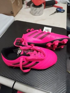 adidas Toddler Goletto VIII Firm Ground Soccer Shoe, Team Shock Pink/Black, 10 - Picture 1 of 5
