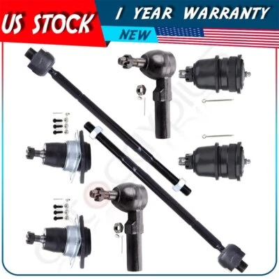 Para 1993-2002 Chevrolet Camaro 4 peças juntas esféricas dianteiras de suspensão + extremidades de haste de amarração - Imagem 1 de 4