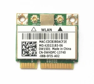 Dell DW1501 BCM4313 802.11n 150M MINI PCI-E Card for N3010 D1510 N4010 3400 15R - Picture 1 of 4