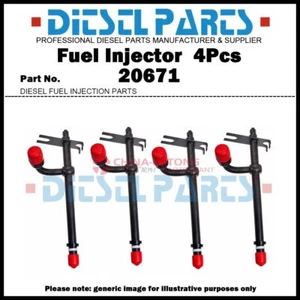 4x Fuel Injector Pencil Nozzle 20671 for CASE G188D G207D / 480C 480D 580CK 580B - Bild 1 von 9