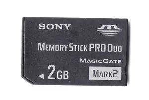 Sony 2GB Memory Stick Pro Duo Mark 2 MS-MT2G Memory Card For Camera / PSP - Picture 1 of 7
