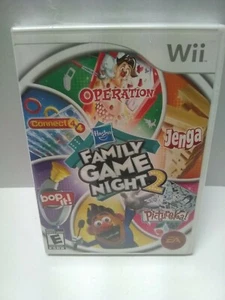 Hasbro Family Game Night 2 (Nintendo Wii, 2009) BRAND NEW SEALED Jenga Operation - Picture 1 of 6