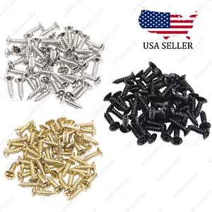 Tornillos golpeadores placa rascadora de guitarra pernos para guitarra eléctrica Strat Tele 50 piezas - Imagen 1 de 14