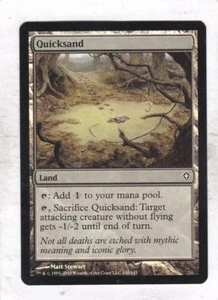 Magic MTG Worldwake: Foil: Quicksand - Picture 1 of 1