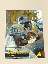Barry Sanders 1995 Pinnacle Gamebreakers Insert Card #11 Detroit Lions