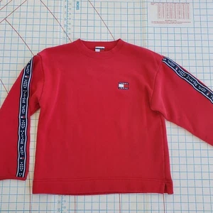 Tommy Hilfiger Vintage Crew Sweatshirt Women's Size Small Spellout 90s - Bild 1 von 9