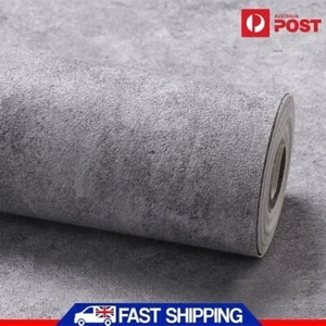 10M Grey Concrete Wallpaper Modern Textured Slate Washed Cement Wallpaper AU - Picture 1 of 7