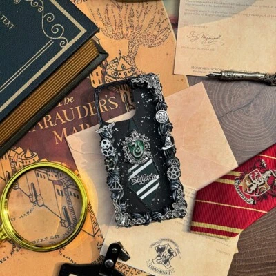 For iPhone 16 15 14 Pro Max Custom Handmade Harry Potter  Cream Glue Phone Case - Image 1 of 2
