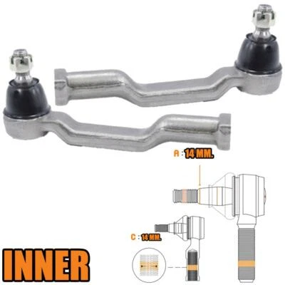 2X Extremo de varilla interior para camioneta mazda serie b b2200 b2600 1985-1998 ute Foto 1 de 4