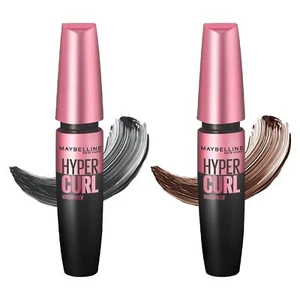 Maybelline New York Volume Express Hypercurl Mascara Waterproof With 2 Colors - Picture 1 of 11
