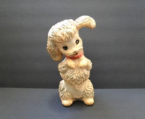 Vintage Edward Mobley: Arrow Rubber Poodle Dog Figure (Read Description) - Picture 1 of 12