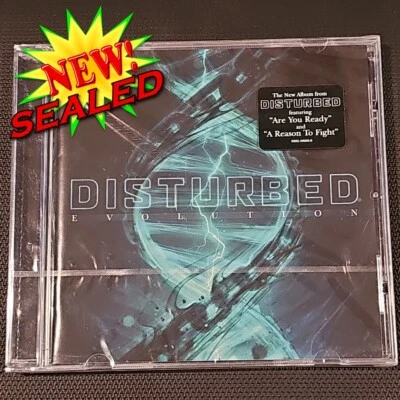 NEW SEALED CD Disturbed Evolution 2018 Hard Rock Metal Music Album Original Foto 1 de 3