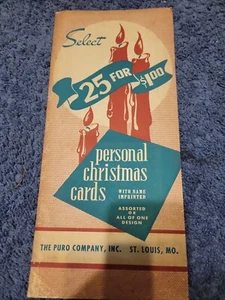 10 VINTAGE VERKÄUFER MUSTER WEIHNACHTSKARTEN ** - Bild 1 von 5
