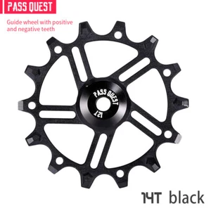 PASS QUEST Bike 12T/14T 5mm MTB Narrow/Wide Rear Derailleur Pulley - Picture 1 of 20