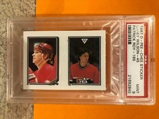 MINT PSA 9 Patrick Roy 1987 O-Pee-Chee #185 2nd Year Sticker Montreal Canadiens