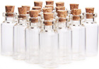 Danmu Art 50Pcs 5Ml Mini Tiny Glass Bottles Jars With Cork Stoppers
