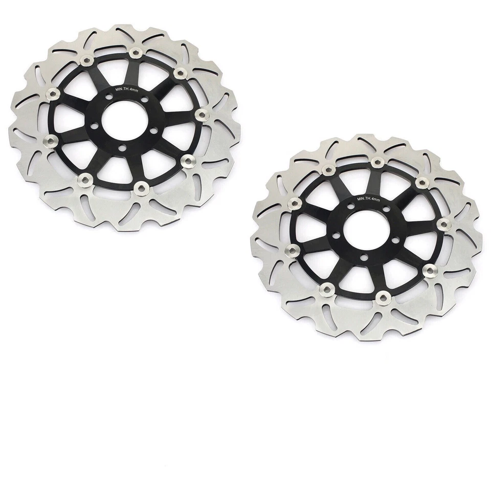 2 rotores de discos de freno delanteros para Kawasaki GTR1000 Concours 1000 ZG1000A 1994-2006 Foto 1 de 4