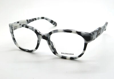 Auténticas gafas de 52 mm Balenciaga BB0214O 003 mármol negro/blanco Foto 1 de 4