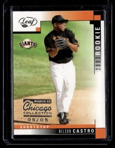 2003 Leaf Chicago National Collection Nelson Castro 5/5 #296 - Picture 1 of 2