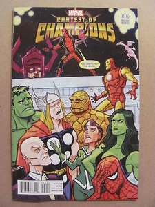 Contest of Champions #4 Marvel 2015 Series Deadpool 1:10 Variant 9.6 Near Mint+ - Picture 1 of 3
