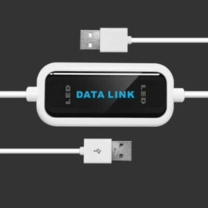 480Mb/s USB Data Transfer Cable Online Link File PC to PC Bridge For PC Laptop - Picture 1 of 9