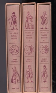 The Life of Samuel Johnson-James Boswell 3 vols. As New Books in Fine Slipcases! - Imagen 1 de 2