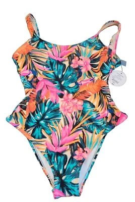 Traje de baño para mujer Decree 1 pieza tropical floral talla pequeña nuevo con etiquetas traje de baño Foto 1 de 4