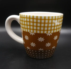 Pflanzentasse Keramik Pflanztopf Tasse  ø u7 / o10 x H 10,5 cm Braun - Bild 1 von 4