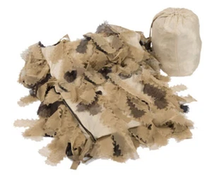 Funda Ghillie 'Hoja de Roble' 200X200cm desierto (6,88EUR/m²), camuflaje, paintball -NUEVA- - Imagen 1 de 1