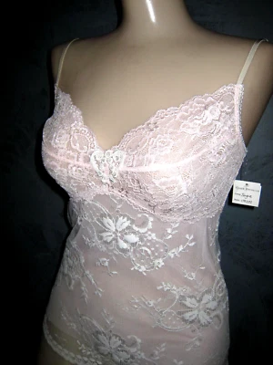 Conjunto de Lencería Claire Pettibone Nupcial Rosa Encaje Cami S + Niño Pantalones Cortos XS Joyce Nuevo Foto 1 de 4