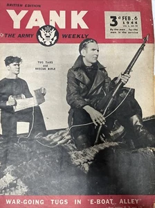 YANK The U.S. Army Weekly Magazine 3d FEB, 6 1944 BRITISH EDITION Vol. 2 No. 34 - Picture 1 of 11