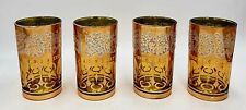 Maroccan Drinking Glasses Tea  Korea Gold Giltz Barware Kitchenware