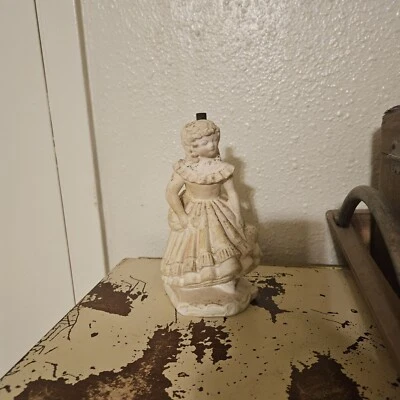 Pulverizador feminino vintage de porcelana com fonte de água 7"  - Imagem 1 de 4