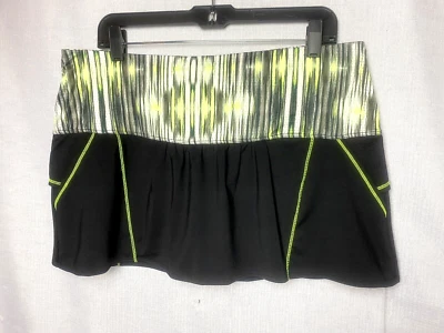 Falda/falta de tenis Lucky in Love - negra, amarilla y blanca - talla XL - NUEVA CON ETIQUETAS Foto 1 de 4