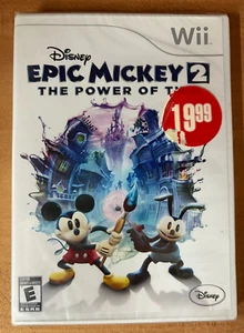 Disney Epic Mickey 2: The Power of Two (Wii, 2012) **BRAND NEW** FACTORY SEALED* - Picture 1 of 2
