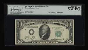 DBR 1950-B $10 Philadelphia STAR Fr. 2012-C* Legacy 53 PPQ Serial C06641071* - Picture 1 of 2