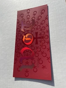 Wave Gotik Treffen Festival 2018 foil stamped ticket Leipzig Germany gothic fest - Picture 1 of 3