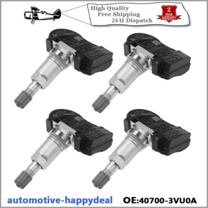 4X Tyre Pressure Sensor TPMS 433Mhz For Renault/Nissan 407003VU0A 40700-3VU0A - Picture 1 of 5