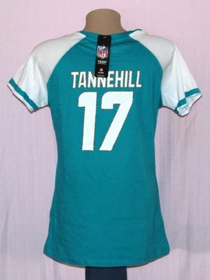 Majestic Miami Dolphins Ryan Tannehill Womens Jersey T-Shirt LRG - NFL - Image 1 of 2