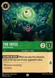 The Fates - Only One Eye (089) Foil Ursula's Return Disney Lorcana - Imagen 1 de 1
