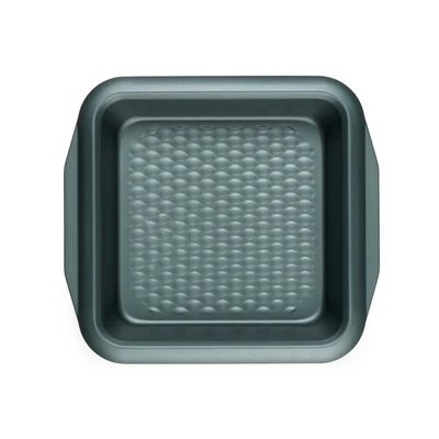 Progress Square Baking Pan Cake Tin Non-Stick 27 cm Carbon Steel Shimmer Green